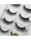 YSDO 5 Pairs 3D rzęsy z norek naturalne włosy sztuczne rzęsy długie 100% dramatyczne makijaż oczu fałszywe rzęsy puszyste rzęsy 
