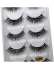 YSDO 5 Pairs 3D rzęsy z norek naturalne włosy sztuczne rzęsy długie 100% dramatyczne makijaż oczu fałszywe rzęsy puszyste rzęsy 