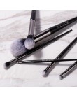 FOCALLURE 6 sztuk zestaw pędzli do makijażu profesjonalne wysokiej jakości miękkie kosmetyki Blush cieni do powiek pędzel do mak