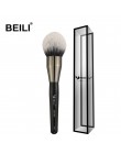 BEILI czarny Big Powder Blush Definer miękkie włosy syntetyczne pędzle do makijażu fundacja wyróżnienia szczotka w kształcie wac