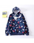 2018 nowy zimowy koreański styl preppy dinozaur nadruk kreskówkowy śliczne duże podwórko wypoczynek kreskówka luźne swetry bluza