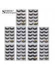5 Pairs naturalne długie rzęsy makijaż sztuczne rzęsy pełny pasek rzęsy rzęsy z norek grube 3d rzęsy z norek maquillaje faux cil