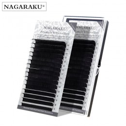 NAGARAKU makijaż rzęs Maquiagem indywidualne rzęsy 16 rzędów Mix 7-15 naturalne miękkie rzęsy z norek Maquillaje Cilios