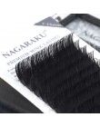 NAGARAKU makijaż rzęs Maquiagem indywidualne rzęsy 16 rzędów Mix 7-15 naturalne miękkie rzęsy z norek Maquillaje Cilios