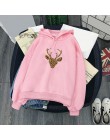 Wiosna jesień bluza damska typu harajuku z kapturem z długim rękawem bluzy damskie dinozaur polar z nadrukami bluza z kapturem S