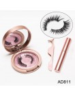Magnetyczne rzęsy Eyeliner zalotka Set5 magnes naturalne długie magnetyczne sztuczne rzęsy z magnetycznym Eyeliner zestaw pincet