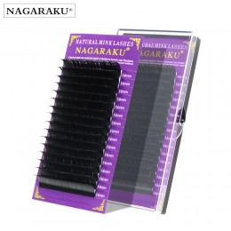 NAGARAKU rzęsy z norek Maquillaje przedłużanie rzęs makijaż indywidualne rzęsy wysokiej jakości naturalne miękkie rzęsy Faux Cil