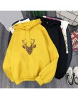 Wiosna jesień bluza damska typu harajuku z kapturem z długim rękawem bluzy damskie dinozaur polar z nadrukami bluza z kapturem S