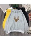 Wiosna jesień bluza damska typu harajuku z kapturem z długim rękawem bluzy damskie dinozaur polar z nadrukami bluza z kapturem S