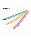 ELECOOL 3 sztuk/partia trymer do brwi twarzy brwi golarka Remover Blade Razor depilator makijaż uroda narzędzia dla kobiet