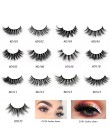 Visofree 3D rzęsy z norek przedłużanie rzęs 100% Handmade gruba objętość długa sztuczna rzęsa makijaż Giltter pakowanie 1 para D