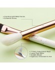 Jessup biała perła/różowe złoto profesjonalny zestaw pędzli do makijażu narzędzia pędzle do makijażu zestaw eyeliner Shader natu