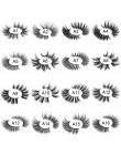 SEXYSHEEP 8 pairs 3D rzęsy z norek naturalne sztuczne rzęsy dramatyczna objętość sztuczne rzęsy makijaż przedłużanie rzęs rzęsy 