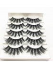 5 pairs 3d mink włosów sztuczne rzęsy naturalne długie rzęsy Wispy makijaż rozszerzenie narzędzia sexy rzęsy z norek oczy lash c