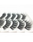 5 pairs 3d mink włosów sztuczne rzęsy naturalne długie rzęsy Wispy makijaż rozszerzenie narzędzia sexy rzęsy z norek oczy lash c