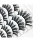 5 pairs 3d mink włosów sztuczne rzęsy naturalne długie rzęsy Wispy makijaż rozszerzenie narzędzia sexy rzęsy z norek oczy lash c