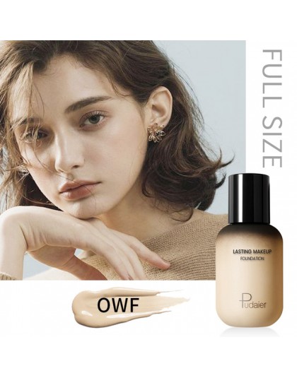 Pudaier Face Foundation makijaż płynny podkład w kremie matowy podkład podkładowy korektor kosmetyczny makijaż Dropshipping