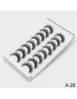 SEXYSHEEP 8 pairs 3D rzęsy z norek naturalne sztuczne rzęsy dramatyczna objętość sztuczne rzęsy makijaż przedłużanie rzęs rzęsy 