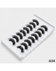 SEXYSHEEP 8 pairs 3D rzęsy z norek naturalne sztuczne rzęsy dramatyczna objętość sztuczne rzęsy makijaż przedłużanie rzęs rzęsy 