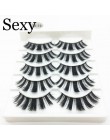 5 pairs 3d mink włosów sztuczne rzęsy naturalne długie rzęsy Wispy makijaż rozszerzenie narzędzia sexy rzęsy z norek oczy lash c