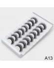 SEXYSHEEP 8 pairs 3D rzęsy z norek naturalne sztuczne rzęsy dramatyczna objętość sztuczne rzęsy makijaż przedłużanie rzęs rzęsy 