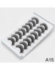 SEXYSHEEP 8 pairs 3D rzęsy z norek naturalne sztuczne rzęsy dramatyczna objętość sztuczne rzęsy makijaż przedłużanie rzęs rzęsy 