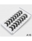 SEXYSHEEP 8 pairs 3D rzęsy z norek naturalne sztuczne rzęsy dramatyczna objętość sztuczne rzęsy makijaż przedłużanie rzęs rzęsy 