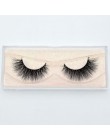 Visofree 3D rzęsy z norek przedłużanie rzęs 100% Handmade gruba objętość długa sztuczna rzęsa makijaż Giltter pakowanie 1 para D