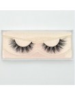 Visofree 3D rzęsy z norek przedłużanie rzęs 100% Handmade gruba objętość długa sztuczna rzęsa makijaż Giltter pakowanie 1 para D
