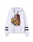 Ariana grande bluza kobiety bez łez lewo do płaczu bluza z kapturem druku ubrania swetry bluzy kobiet Harajuku kawaii streetwear