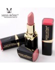 MISS ROSE Sexy długotrwała wodoodporna szminka matowa w kolorze cielistym kosmetyki odcień ust 18 kolorów pigmenty nawilżające c
