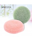 AMEIZII Natural Round Shap gąbka konjack czyszczenie twarzy gąbka puszek kosmetyczny wielokrotnego użytku Konjac Puff urządzenie