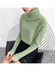 Surmiitro sweter damski 2020 jesienno-zimowy kaszmirowy, dzianinowy sweter i pulower damski koszulka trykotowa Jumper Pull Femme