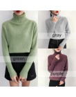 Surmiitro sweter damski 2020 jesienno-zimowy kaszmirowy, dzianinowy sweter i pulower damski koszulka trykotowa Jumper Pull Femme