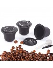 4 szt. Filtr do kawy 20ml kapsułki kawy wielokrotnego użytku filtry do Nespresso z łyżeczką szczotki akcesoria kuchenne