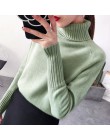 Surmiitro sweter damski 2020 jesienno-zimowy kaszmirowy, dzianinowy sweter i pulower damski koszulka trykotowa Jumper Pull Femme