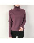 Surmiitro sweter damski 2020 jesienno-zimowy kaszmirowy, dzianinowy sweter i pulower damski koszulka trykotowa Jumper Pull Femme
