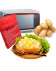 1 sztuk czerwony zmywalny kuchenka kuchenka mikrofalowa pieczenia ziemniaki woreczek na ryż kieszeń gotowanie narzędzia łatwe do