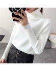 Surmiitro sweter damski 2020 jesienno-zimowy kaszmirowy, dzianinowy sweter i pulower damski koszulka trykotowa Jumper Pull Femme
