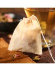 100 sztuk/partia torebka na herbatę-papier filtracyjny do herbaty torby uszczelnienie termiczne torebki sitko do herbaty zaparza