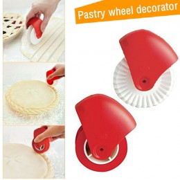 Kuchnia Pizza ciasto krata Cutter ciasto Pie Decor Cutter plastikowy krążek Roller do pizzy ciasto spód kruchego ciasta foremka 