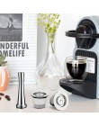 Plastry Vip iCafilas do Nespresso wielokrotnego użytku Inox wielokrotnego napełniania kapsułki Crema Espress wielokrotnego użytk