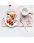 1 sztuk chmura kształt podkładka podkładka pod talerze dla dzieci Food Grade stół silikonowy Pad wodoodporna izolacja cieplna pr