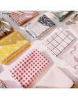 Hongbo 1 sztuk Plaid bawełniana podkładka japońska moda styl tkaniny maty stołowe serwetki prosta konstrukcja zastawa stołowa na