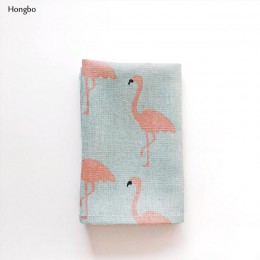 Hongbo 1 sztuk Plaid bawełniana podkładka japońska moda styl tkaniny maty stołowe serwetki prosta konstrukcja zastawa stołowa na