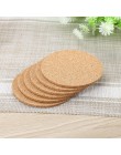 6 sztuk/partia Natural Cork Coaster żaroodporne kubek kubek mata kawy i herbaty Hot Drink podkładka do jadalni akcesoria kuchenn