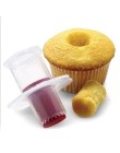 Formy silikonowe Cupcake Corer tłok wykrawacz kółek obierak do usuwania środka Muffin ciasto dekorowanie narzędzia wypieki cukie
