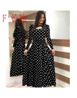 Elegancka wiosenna jesień kobiety sukienka 2019 Casual Bohmia kwiat drukuj Maxi sukienki moda Hollow Out tunika Vestidos sukienk