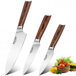 Japoński noże szefa kuchni zestaw profesjonalny nóż kuchenny niemcy 1.4116 stal wysokowęglowa warzyw nóż introligatorski do goto