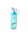 Nowy 400/600Ml 3 kolor stałe spray z tworzywa sztucznego fajne lato sportowa butelka na wodę przenośny wspinaczka rower Shaker m